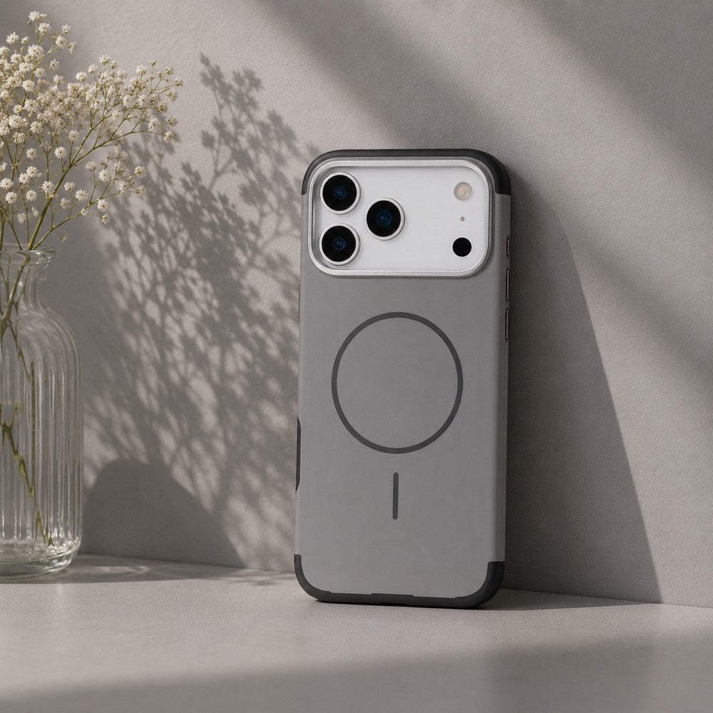 Halo Cloud Gray Magsafe Matte Iphone 17 Pro(6.3")Kılıfı