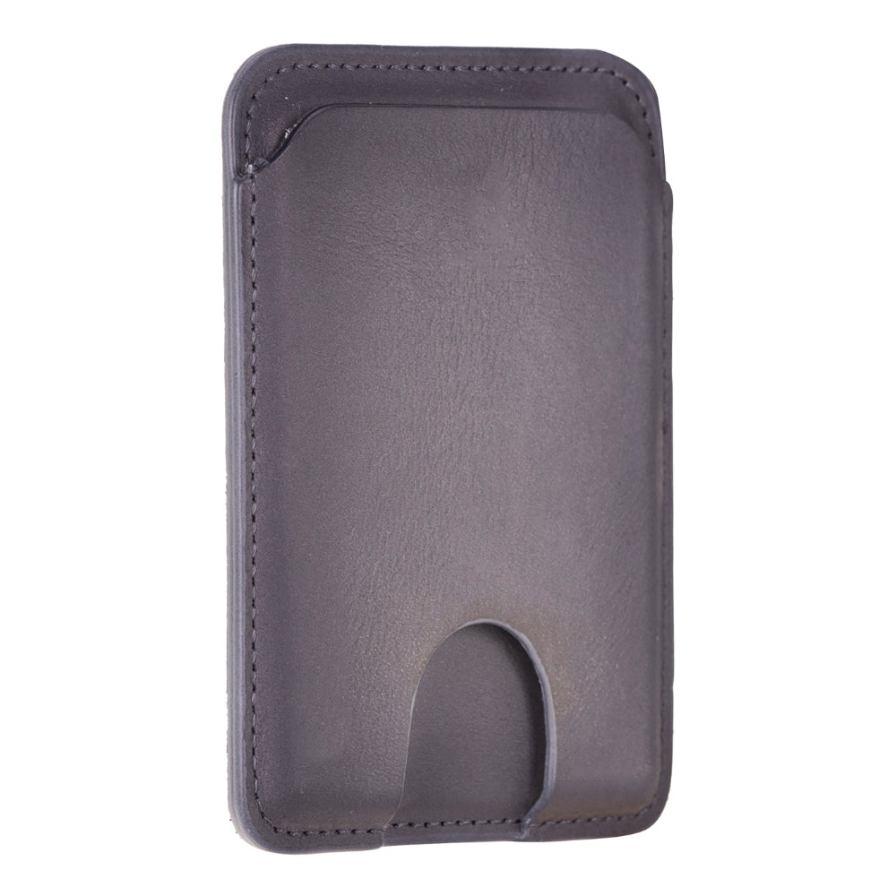 Bloominbag-Linea Stone Grey Phone Card Holder Deri Telefon Kartlık-Cüzdan & Kartlık-2-roqelvaxirum.shop