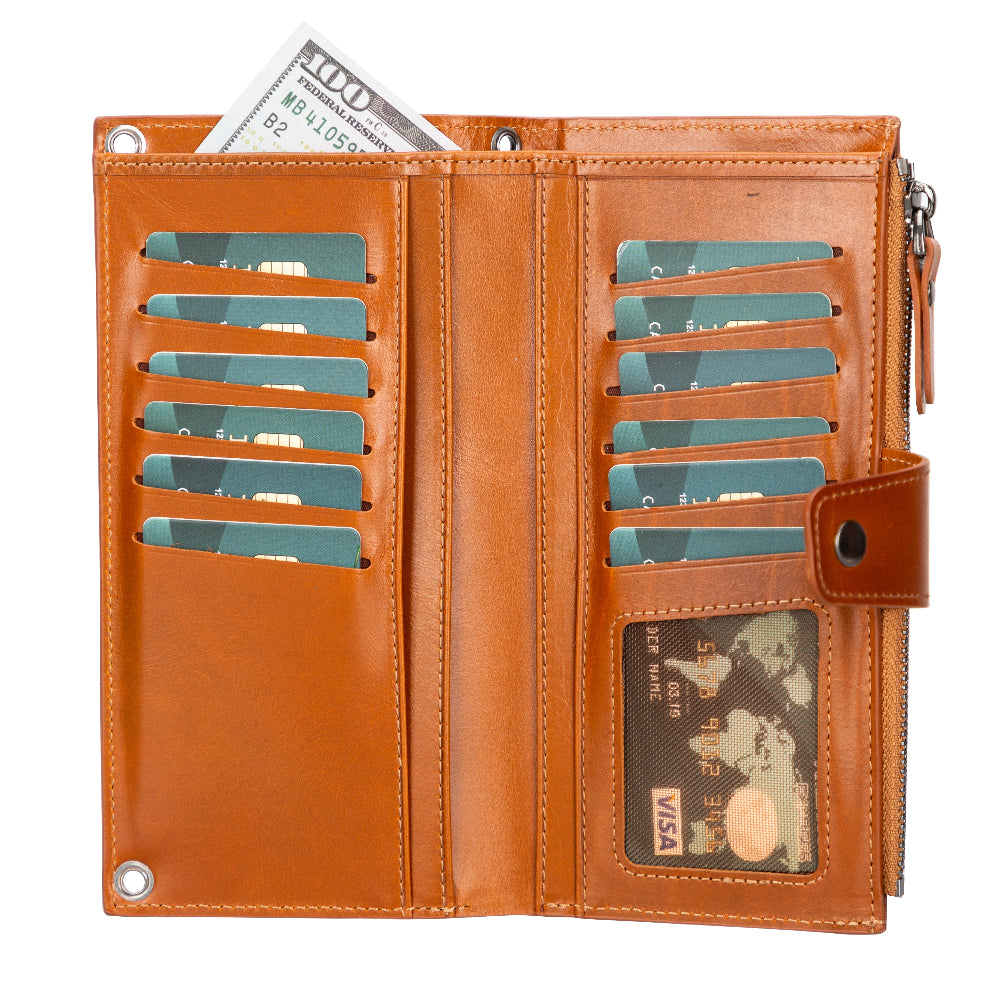 Bloominbag-Lozan Strap Cognac Tan Gerçek Deri çapraz Askılı Cüzdan çanta-3-roqelvaxirum.shop