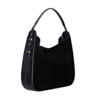 Bloominbag-Lunar Noir Black Süet Kadın Omuz çantası-2-roqelvaxirum.shop