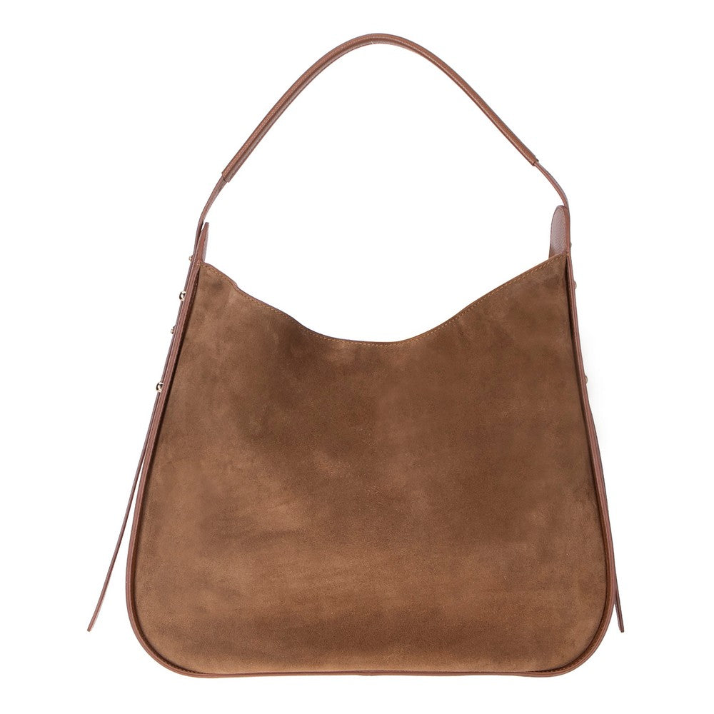 Bloominbag-Lunar Siena Tan Süet Kadın Omuz çantası-1-roqelvaxirum.shop