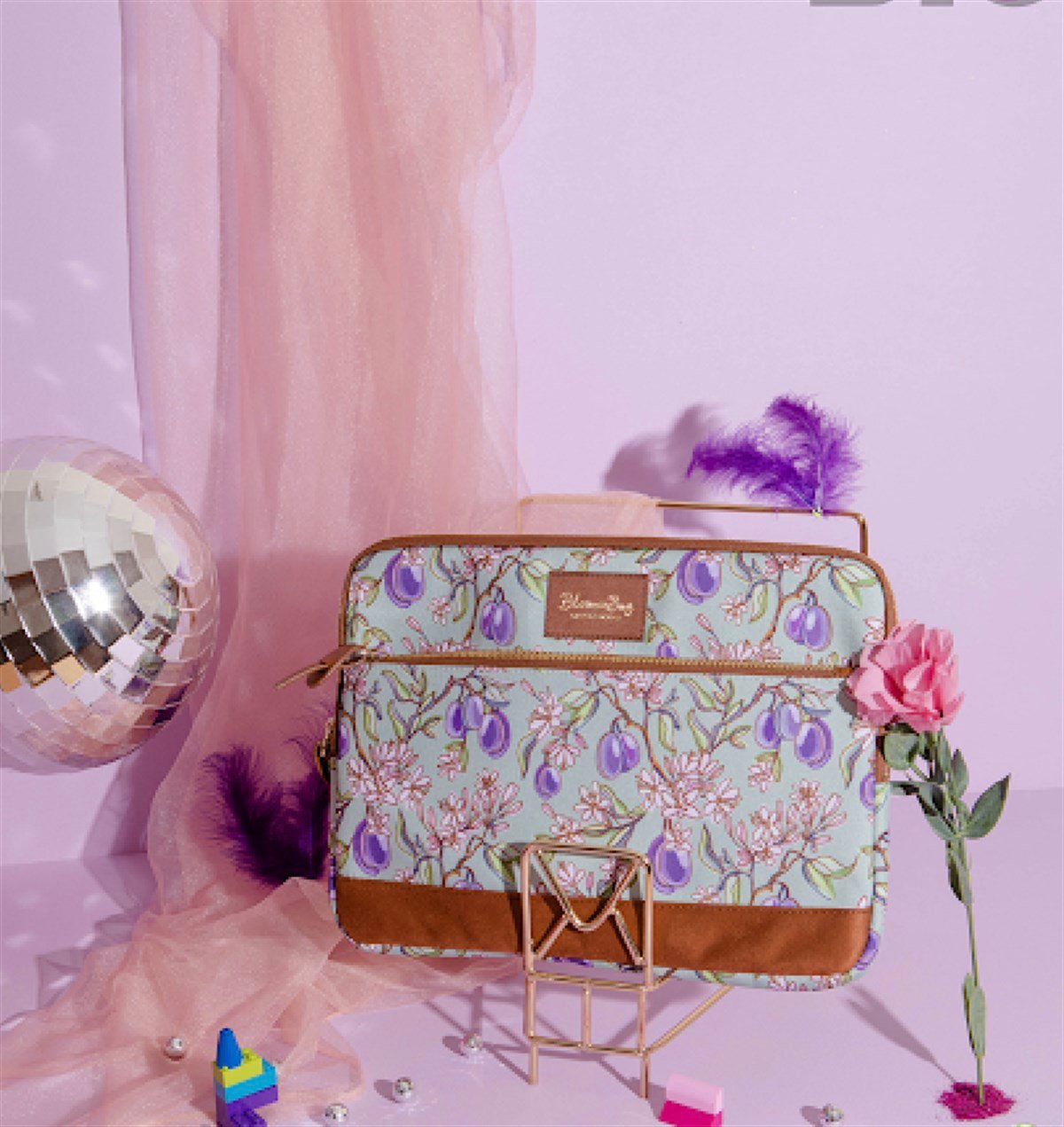 Bloominbag-Plums In Bloom 13 14 Inç Laptop / Mac Book Kılıf-5-roqelvaxirum.shop