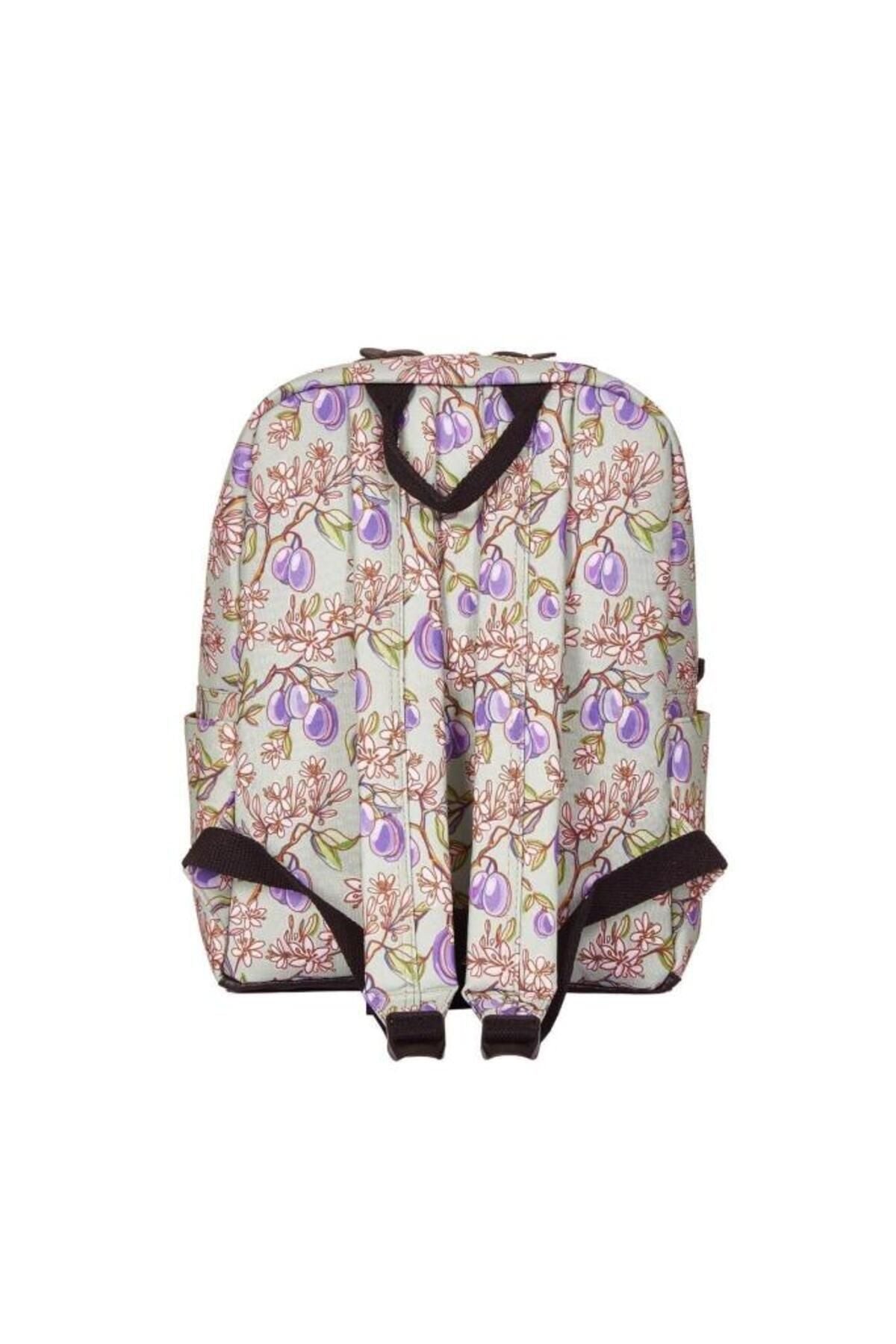 Bloominbag-Plums In Bloom 13 14 Inç Sırt Laptop / Macbook çantası-3-roqelvaxirum.shop
