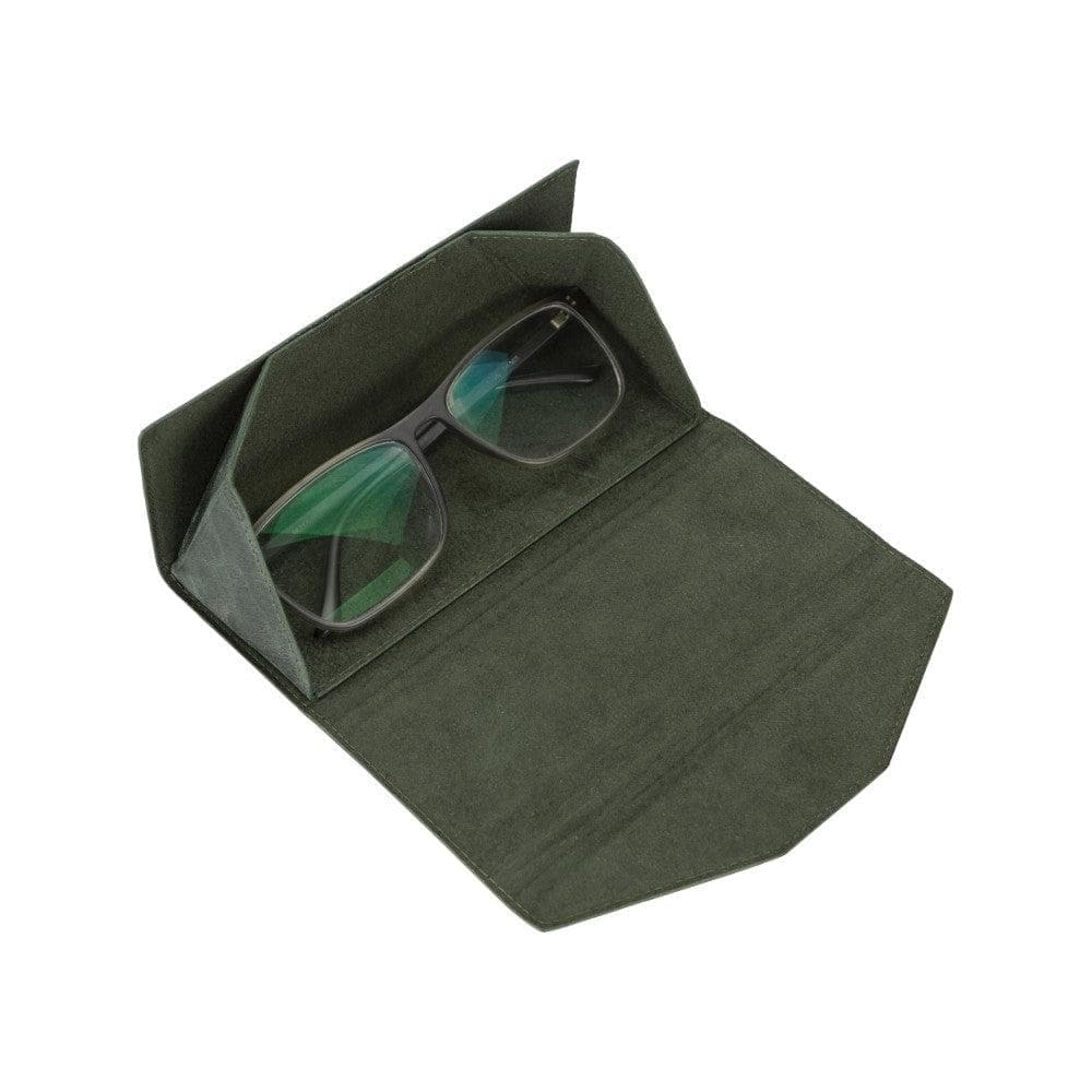 Bloominbag-Smart Glasses Yeşil Deri Gözlük Kılıfı-3-roqelvaxirum.shop
