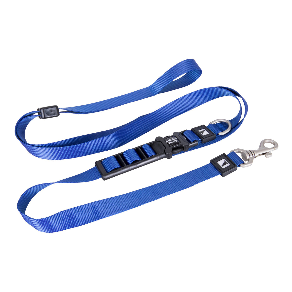 Swissplus Urban Paws Deep Ocean Blue Hands-Free Ayarlanabilir Köpek Kordonu – 20Mm