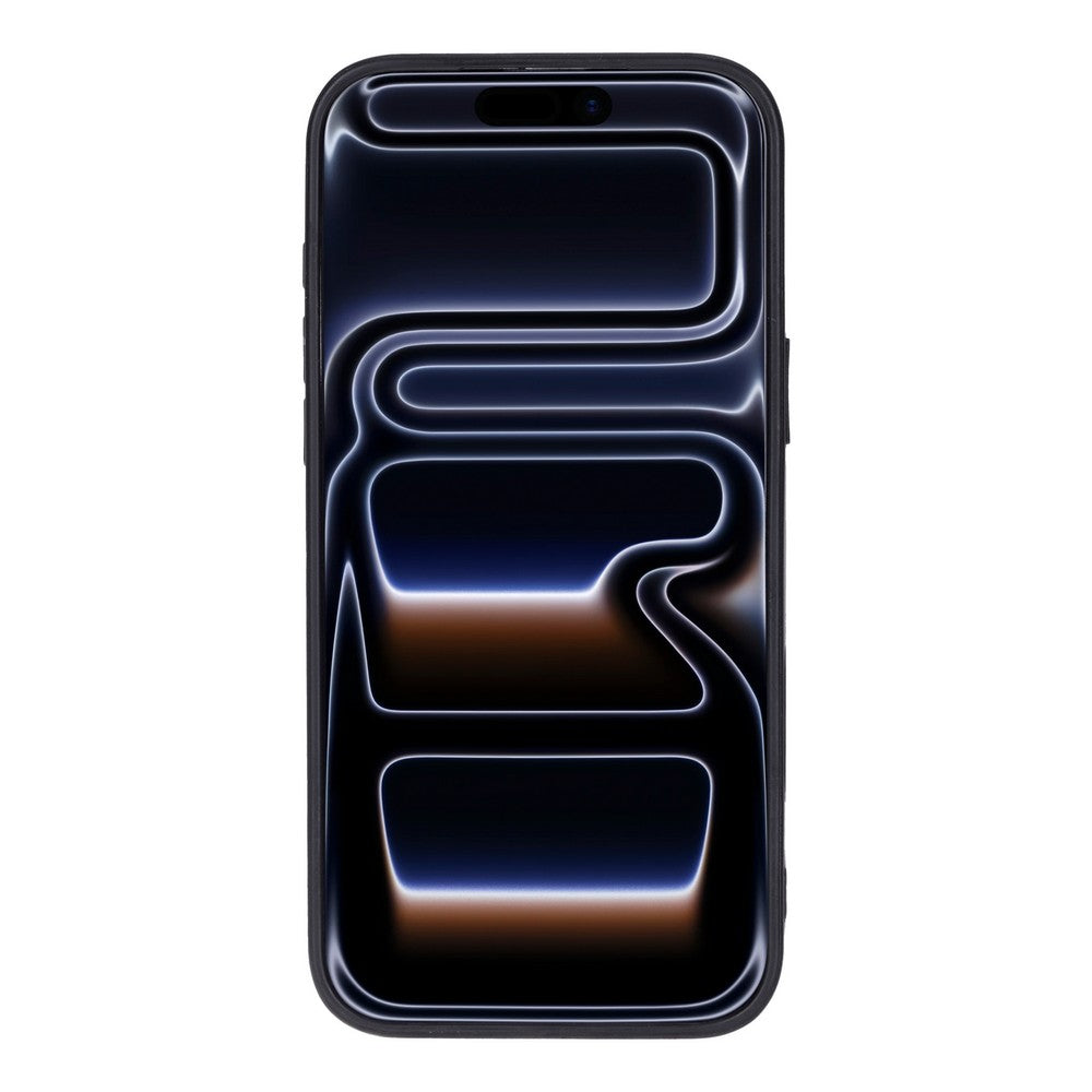 Tiara Black Crystal Heart Iphone 17 Pro Max Taşlı Telefon Kılıfı