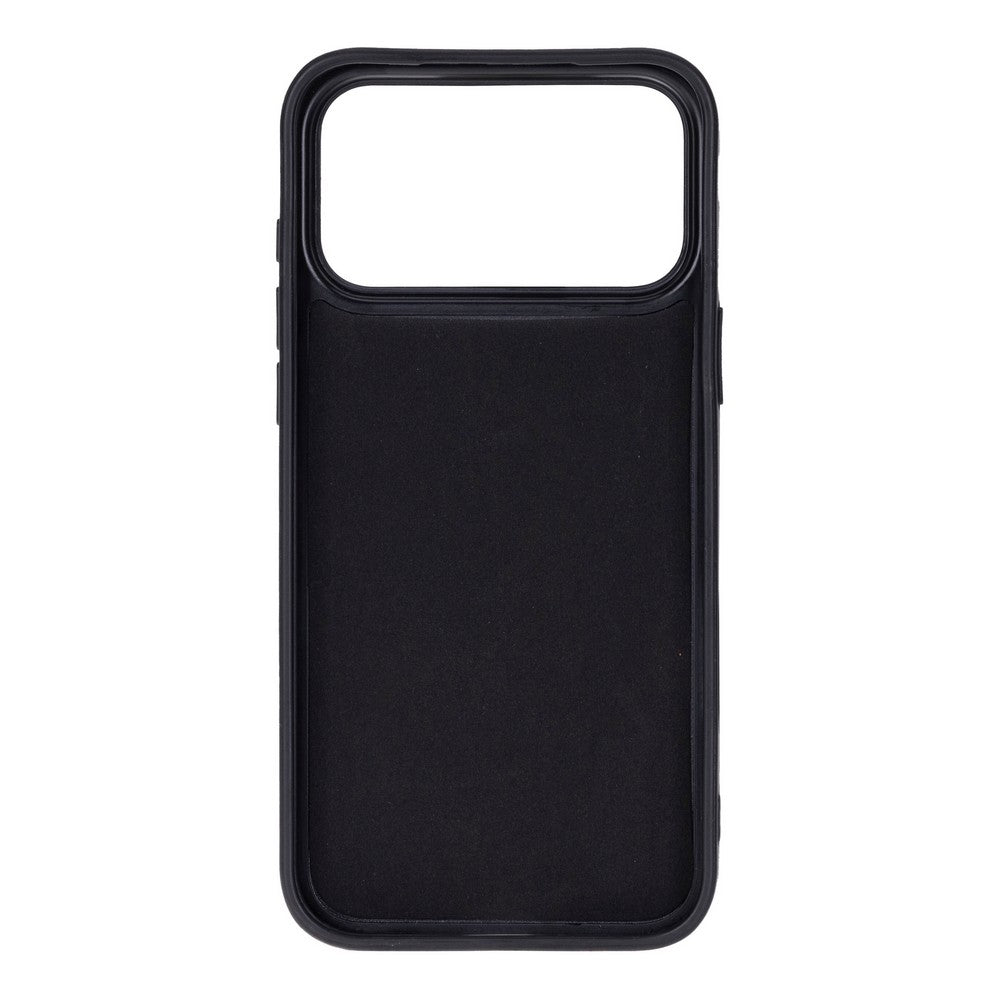 Tiara Black Crystal Heart Iphone 17 Pro Max Taşlı Telefon Kılıfı