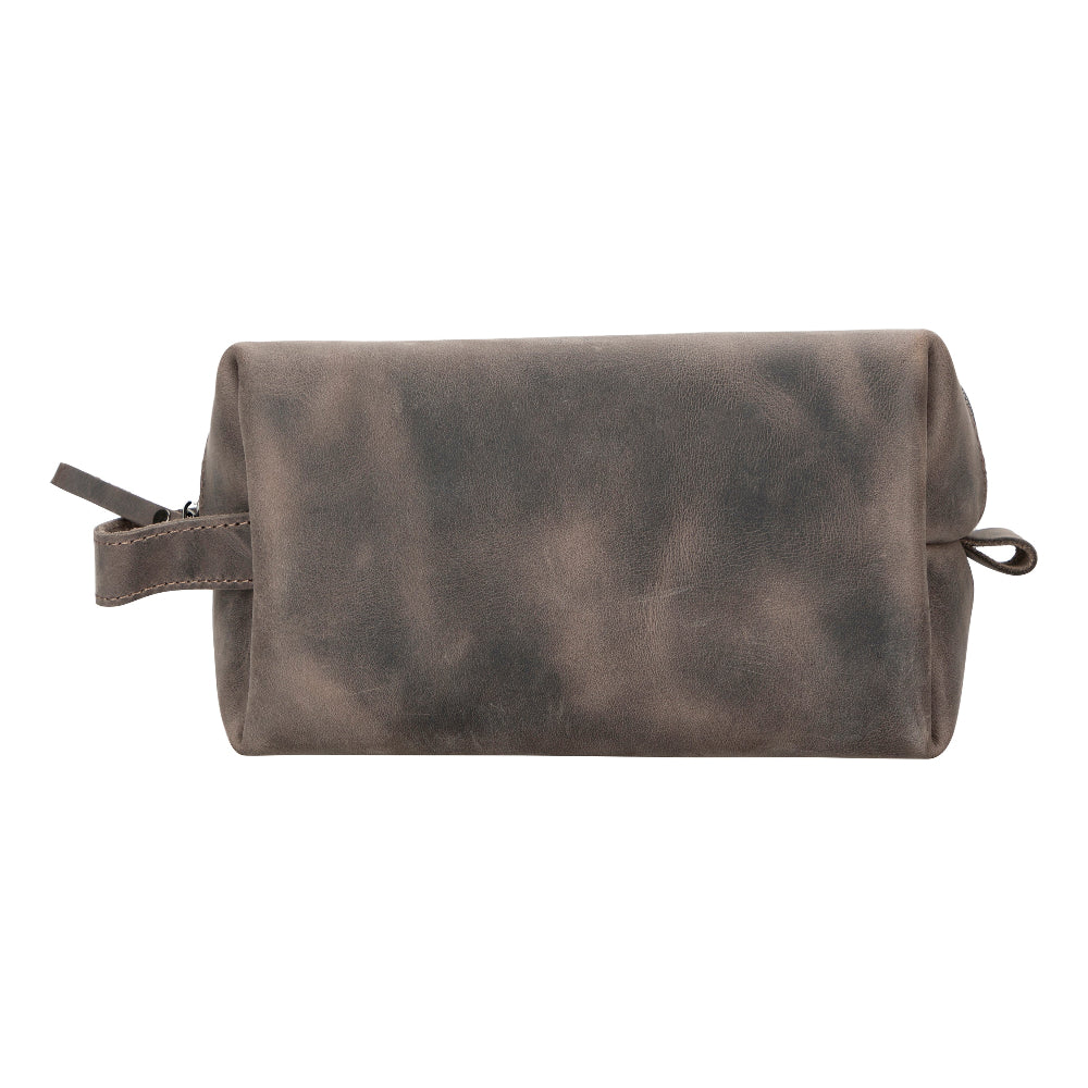 Voyage Cocoa Brown Hakiki Deri Dopp Kit – X Large