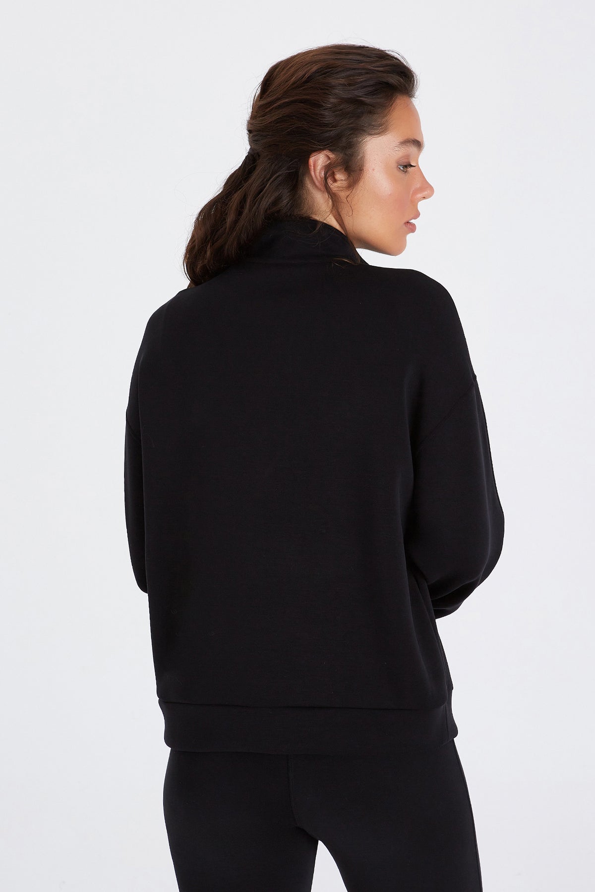Boboist-Boboist Abby Sweatshirt Abby Dik Yaka Sweatshirt-Sweatshirt-4-roqelvaxirum.shop