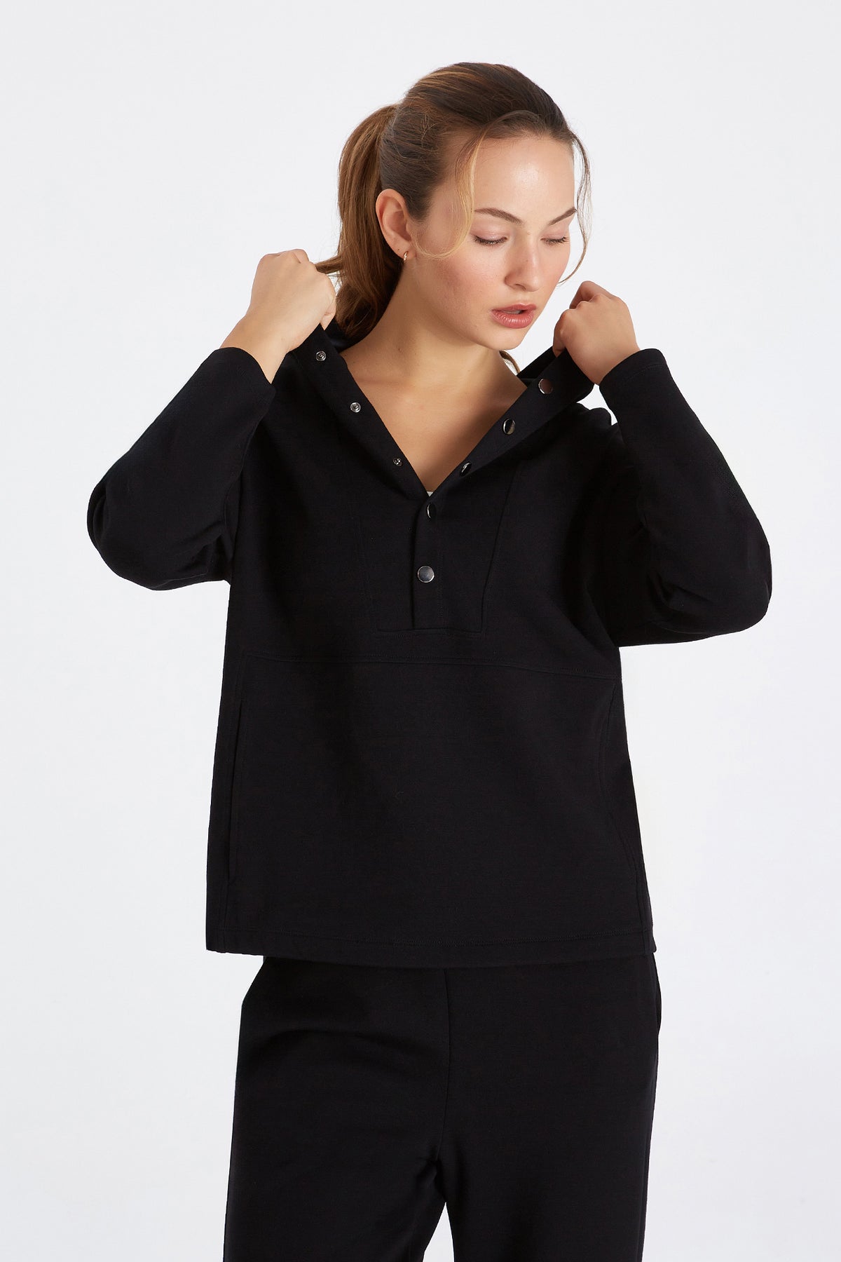Boboist-Boboist Anna Sweatshirt Anna Kapüşonlu Sweatshirt-Sweatshirt-1-roqelvaxirum.shop