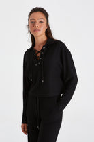 Boboist-Boboist Eva Sweatshirt Eva Bağcık Detaylı Sweatshirt-Sweatshirt-2-roqelvaxirum.shop