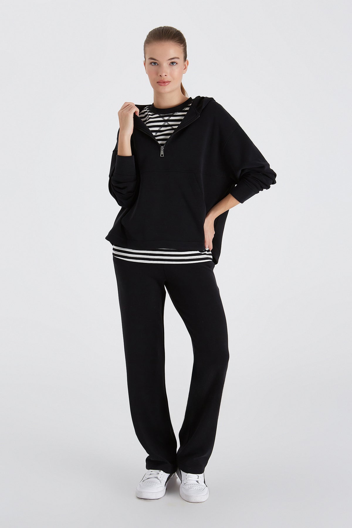 Boboist-Boboist Sabrina K Sweatshirt Sabrina Kapüşonlu Sweatshirt-Sabrina K Sweatshirt-1-roqelvaxirum.shop