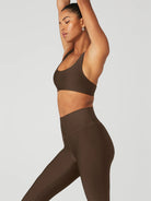 Body London-Body London Racerback Bra (Espresso)-Spor Sütyeni-3-roqelvaxirum.shop