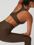 Body London-Body London Racerback Bra (Espresso)-Spor Sütyeni-5-roqelvaxirum.shop