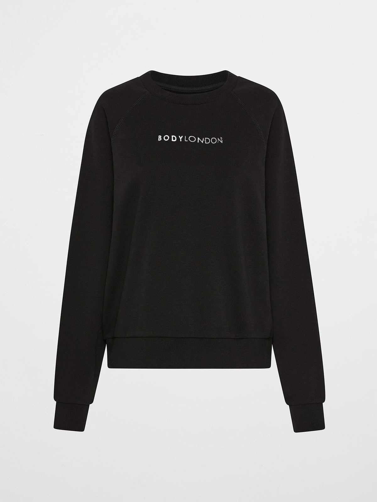 Body London-Pamuklu Normal Kalıp Oversize Günlük Siyah Sweatshirt-Sweatshirts & Hoodies-2-roqelvaxirum.shop