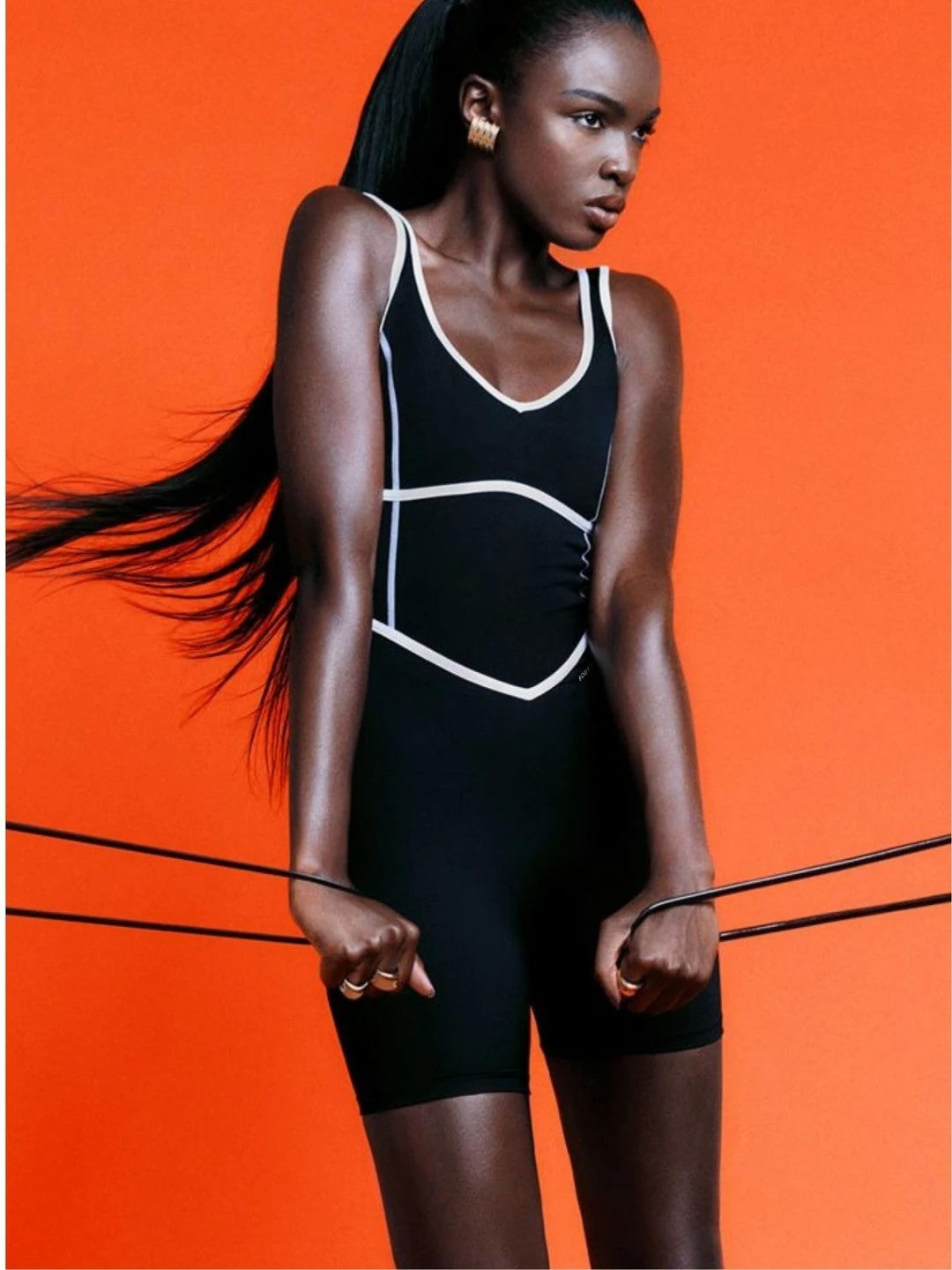 Body London-V Yaka Tempo Kontrast Dikişli Tulum-Tulum-13-roqelvaxirum.shop