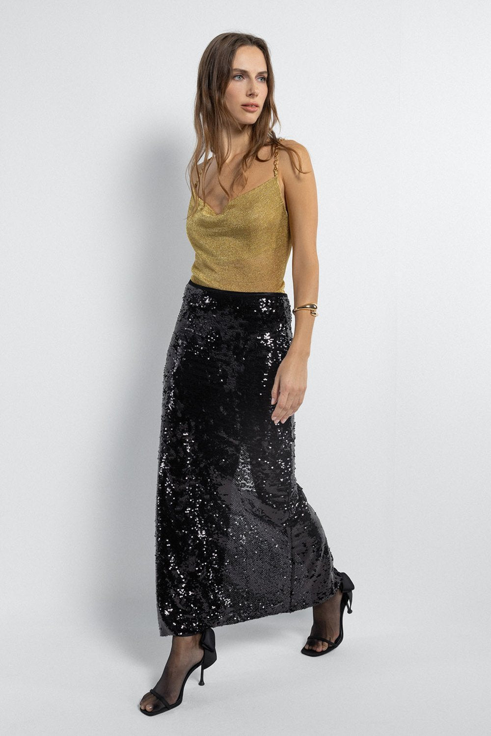 Boneqa Barcelona-Askılı Gold Top-Top-2-roqelvaxirum.shop