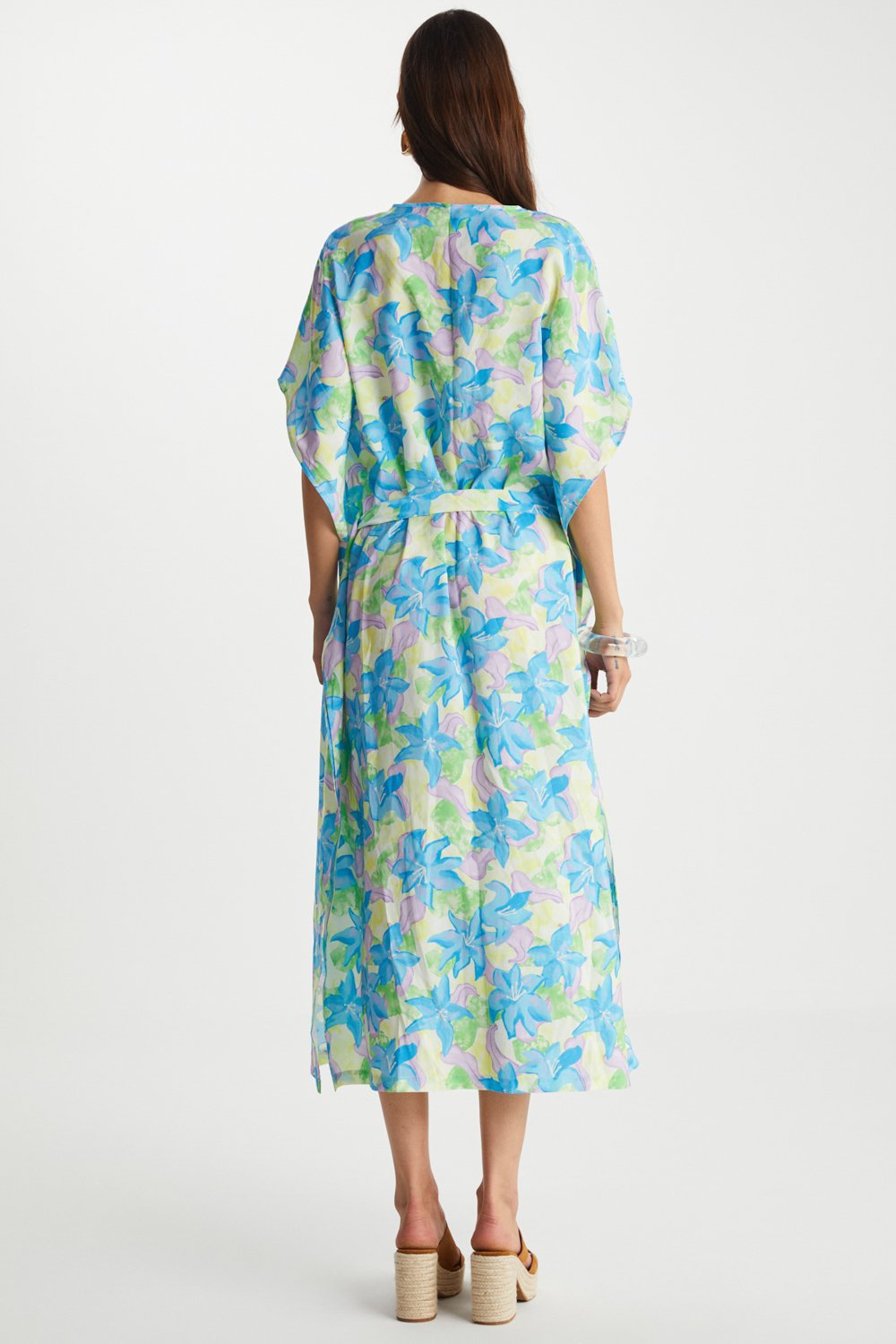 Boneqa Barcelona-Desenli Modal Elbise-Elbise-2-roqelvaxirum.shop