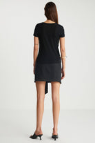 Boneqa Barcelona-Günlük Basic Siyah Tişört-T-Shirts-3-roqelvaxirum.shop