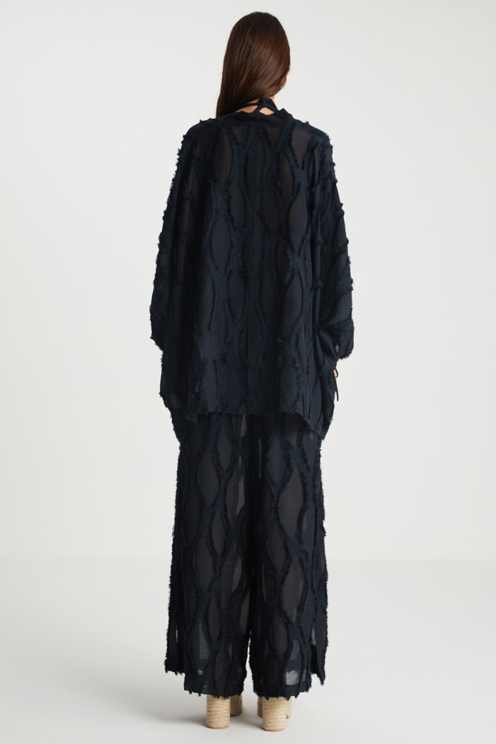 Boneqa Barcelona-Siyah Kaftan-Gömlek-3-roqelvaxirum.shop