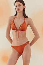Bonesta-Aeolian Flame Orange Kuşgözlü Üçgen Bikini Takımı-Bikini & Mayo-2-roqelvaxirum.shop