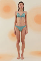 Bonesta-Aeolian Mint Green Kuşgözlü Üçgen Bikini Takımı-Bikini & Mayo-1-roqelvaxirum.shop