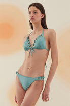 Bonesta-Aeolian Mint Green Kuşgözlü Üçgen Bikini Takımı-Bikini & Mayo-2-roqelvaxirum.shop