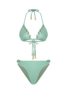 Bonesta-Aeolian Mint Green Kuşgözlü Üçgen Bikini Takımı-Bikini & Mayo-5-roqelvaxirum.shop