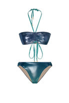 Bonesta-Agrizate Shiny Aqua And Royal Blue Çift Renk Straplez Bikini Takımı-Bikini & Mayo-1-roqelvaxirum.shop