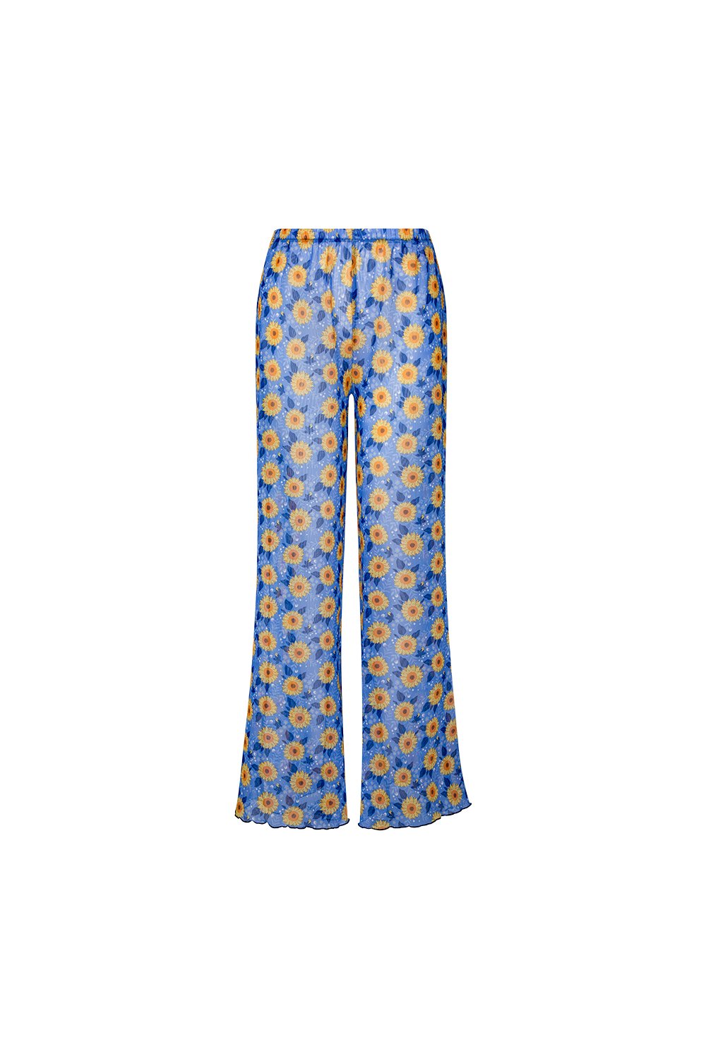 Bonesta-Alvara Ayçiçeği Desenli Pantolon Pareo-Pareo & Bandana-1-roqelvaxirum.shop
