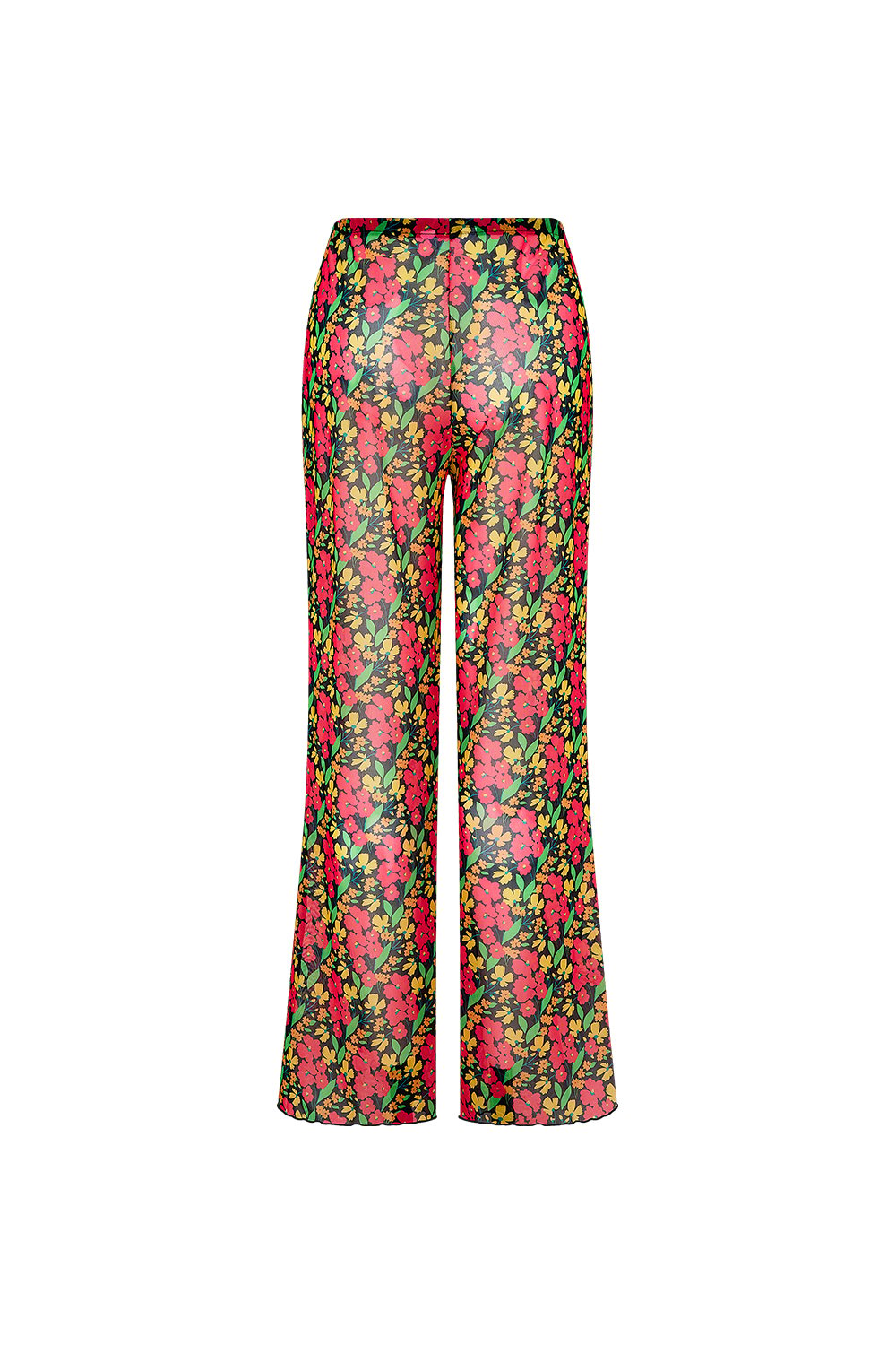 Bonesta-Alvara Fuşya Çiçek Desenli Pantolon Pareo-Pareo & Bandana-2-roqelvaxirum.shop