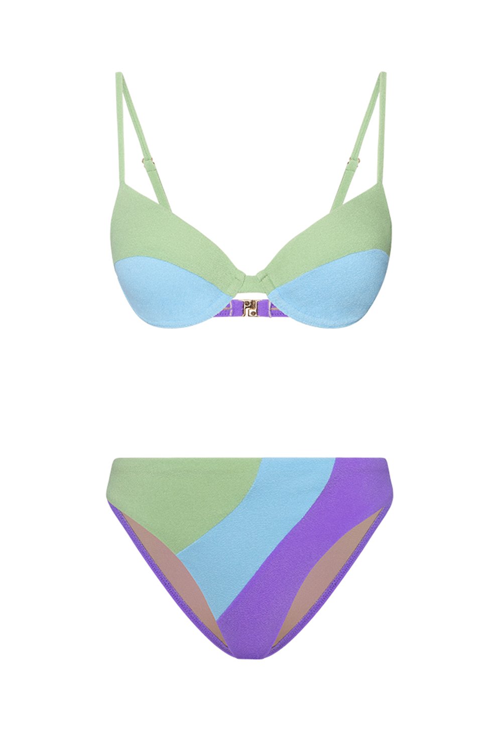 Bonesta-Arid Balenli Pistachio Green Terry Bikini Takımı-Bikini & Mayo-5-roqelvaxirum.shop