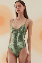 Bonesta-Badain Shiny Sonic Green Bağcıklı V Yaka Mayo-Bikini & Mayo-2-roqelvaxirum.shop