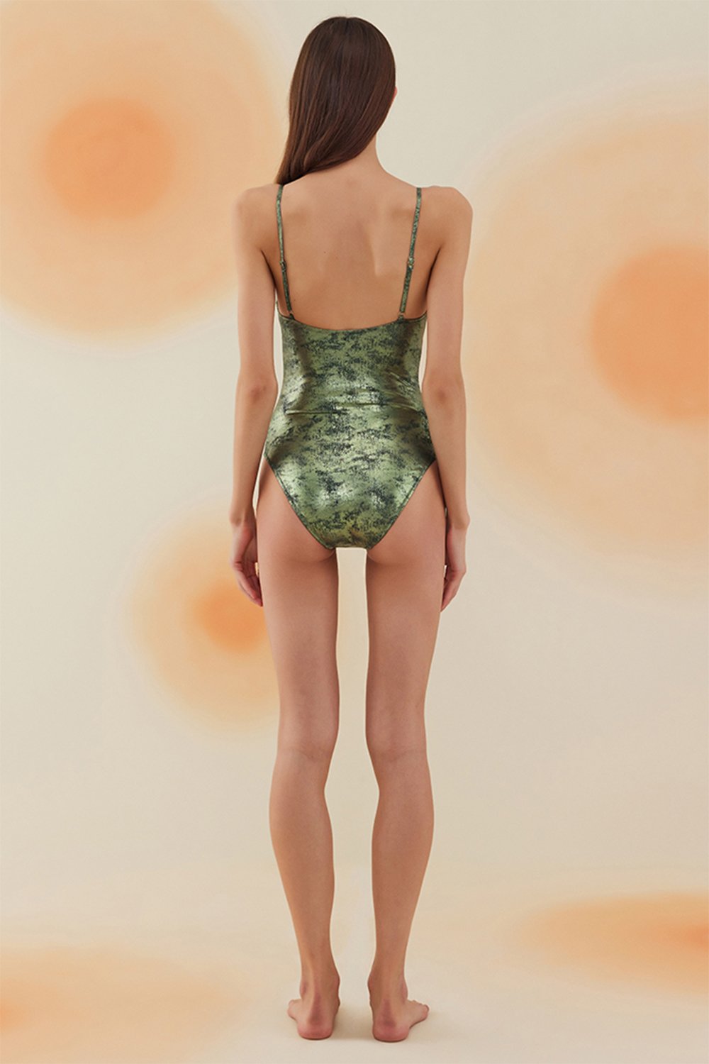 Bonesta-Badain Shiny Sonic Green Bağcıklı V Yaka Mayo-Bikini & Mayo-4-roqelvaxirum.shop