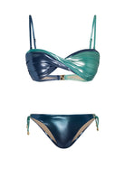 Bonesta-Baja Shiny Aqua And Royal Blue Çift Renk Dönmeli Bikini Takımı-Bikini & Mayo-1-roqelvaxirum.shop