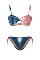 Bonesta-Baja Shiny Sapphire Blue And Misty Rose Çift Renk Dönmeli Bikini Takımı-Bikini & Mayo-1-roqelvaxirum.shop
