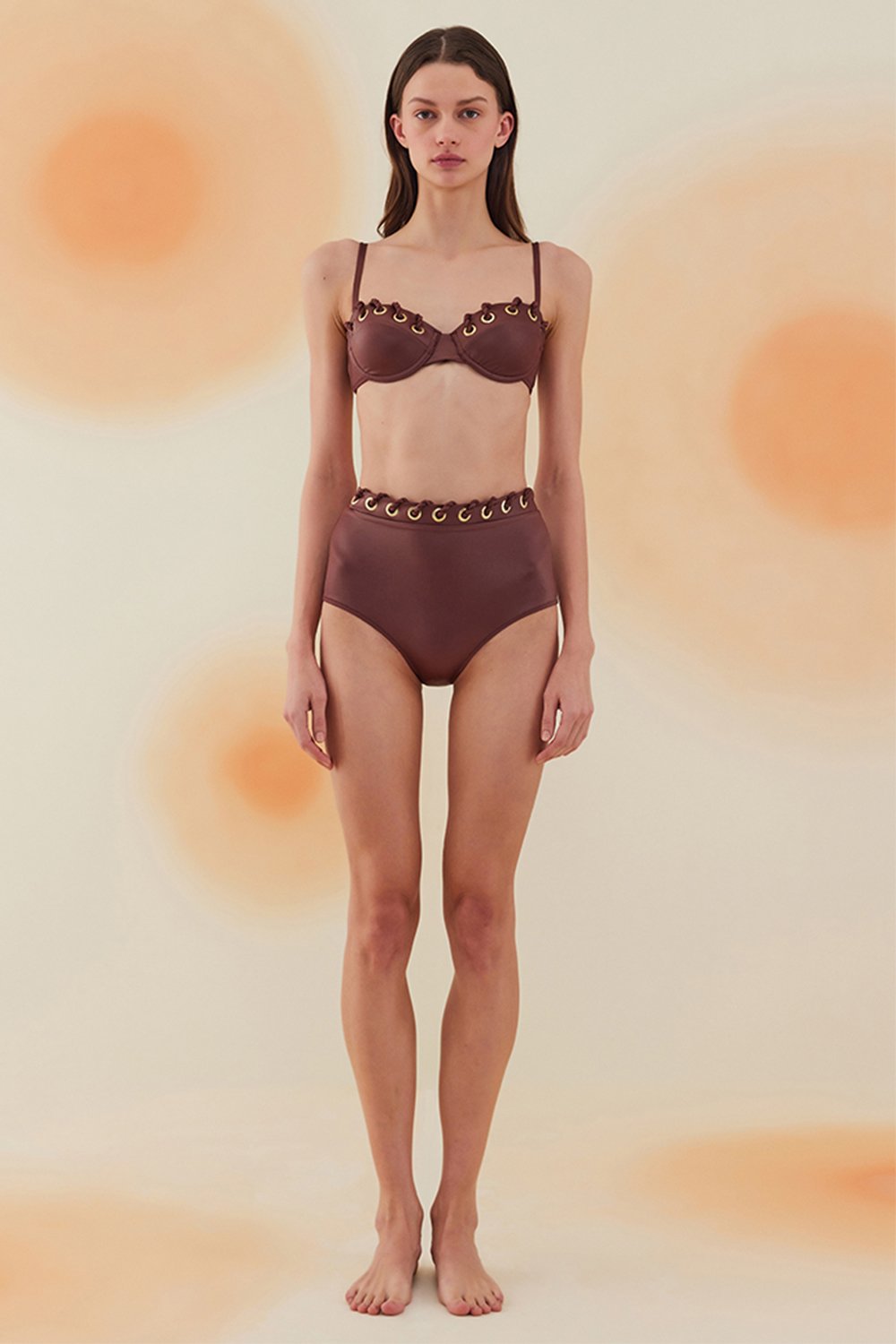Bonesta-Barchan Burnt Umber Kaplı Bikini Takımı-Bikini & Mayo-1-roqelvaxirum.shop
