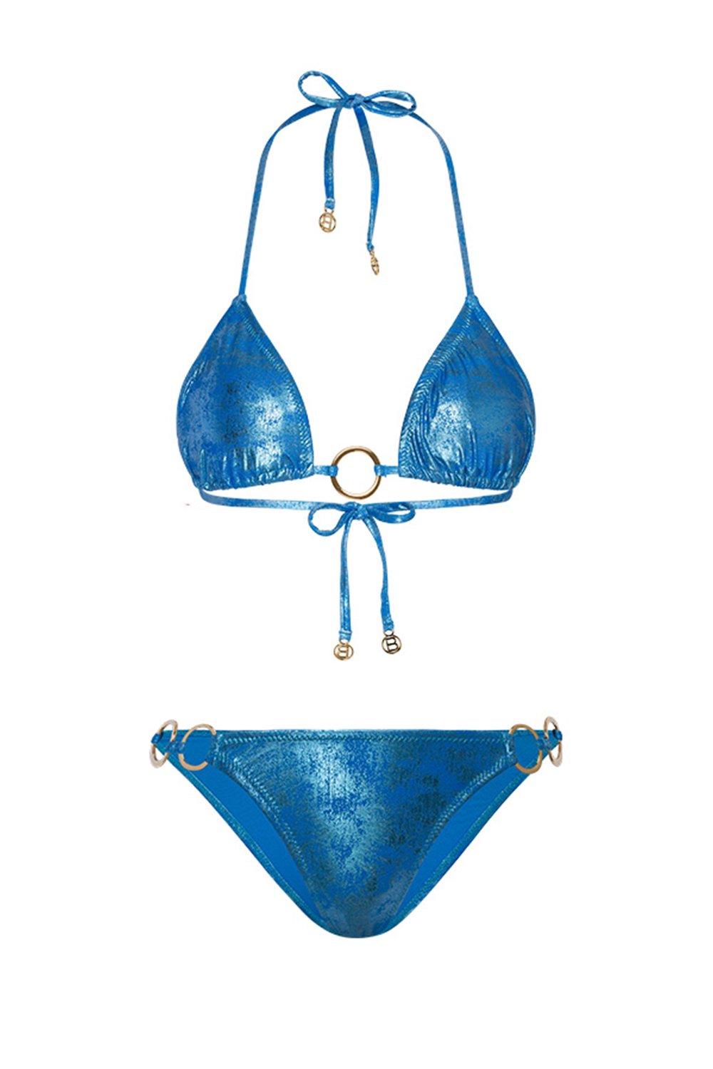 Bonesta-Bardenas Shiny Azure Blue Aksesuarlı Üçgen Bikini Takımı-Bikini & Mayo-8-roqelvaxirum.shop