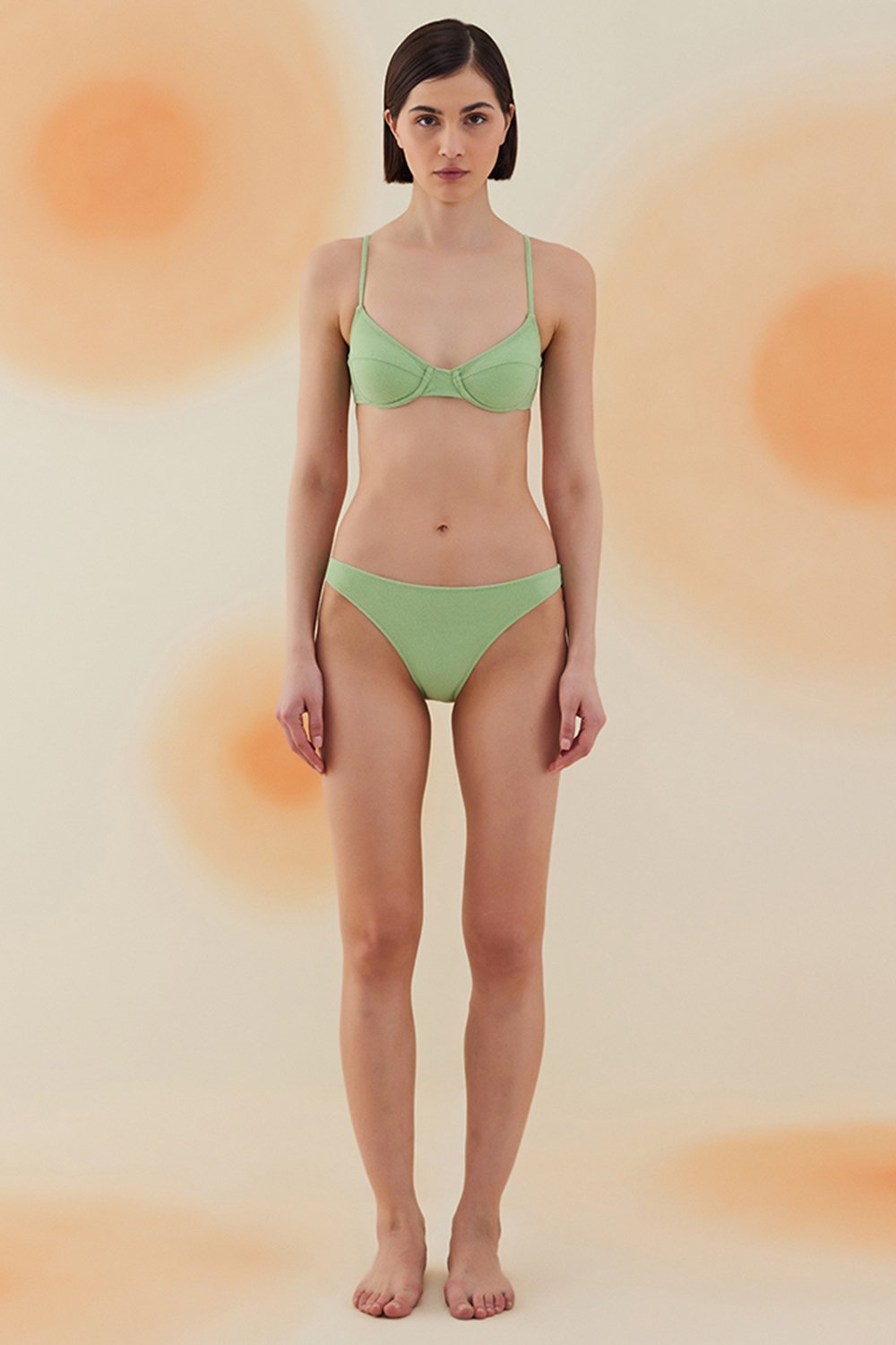 Bonesta-Creosote Pistachio Green Terry Balenli Bikini Takımı-Bikini & Mayo-1-roqelvaxirum.shop