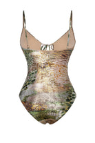 Bonesta-Dainakil Phantom Snake Pattern Bağcıklı V Yaka Mayo-Bikini & Mayo-5-roqelvaxirum.shop