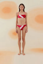 Bonesta-Flat Fuchsia Terry Straplez Bikini Takımı-Bikini & Mayo-1-roqelvaxirum.shop