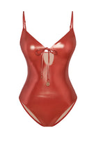 Bonesta-Glory Shiny Terracota Red Bağcıklı V Yaka Mayo-Bikini & Mayo-3-roqelvaxirum.shop