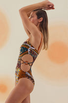 Bonesta-Ordos Aztec Ethnic Pattern Aksesuarlı Askılı Straplez Mayo-Bikini & Mayo-2-roqelvaxirum.shop