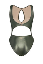Bonesta-Pimenta Shiny Hunter Green Halter Kesim Mayo-Bikini & Mayo-6-roqelvaxirum.shop