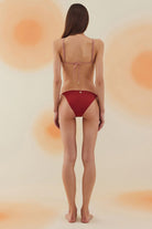 Bonesta-Saguaro Burgundy Terry Üçgen Bikini Takımı-Bikini & Mayo-3-roqelvaxirum.shop