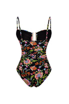 Bonesta-Storm Botanical Flower Pattern U Aksesuarlı Balenli Mayo-Bikini & Mayo-5-roqelvaxirum.shop