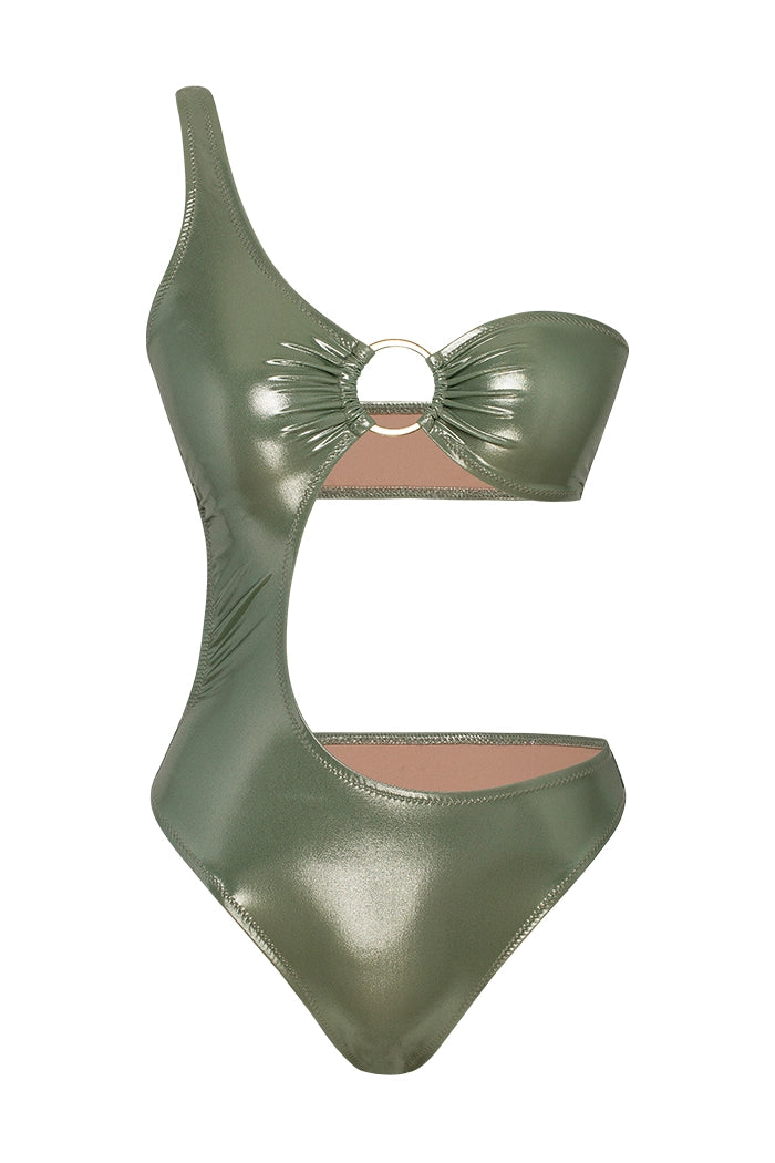Bonesta-Tatacoa Shiny Tea Green Halka Aksesuarli Tek Omuz Mayo-Bikini & Mayo-1-roqelvaxirum.shop