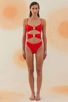 Bonesta-Wahiba Scarlet Red Deniz Kabuklu Pencereli Mayo-Bikini & Mayo-1-roqelvaxirum.shop