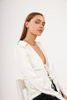 Bonette-Aura Gerdanlık Champagne-Kolye-3-roqelvaxirum.shop