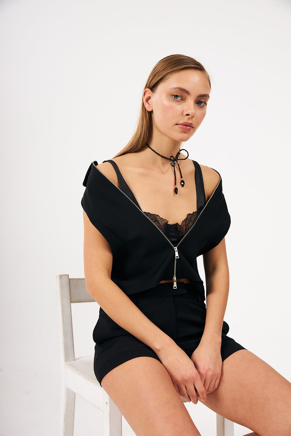 Bonette-Fiyonque Choker Jet-Kolye-4-roqelvaxirum.shop